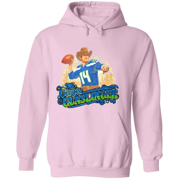 The Ginger Gunslinger Sam Darnold Seattle Seahawks Football Playoffs Hoodie - Image 5