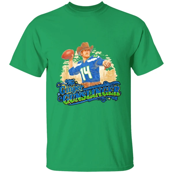 The Ginger Gunslinger Sam Darnold Seattle Seahawks Football Playoffs Shirt - Image 2