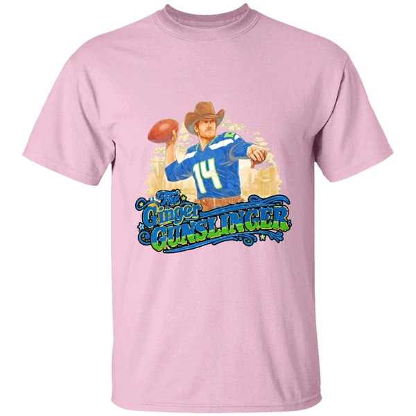 The Ginger Gunslinger Sam Darnold Seattle Seahawks Football Playoffs Shirt - Image 3