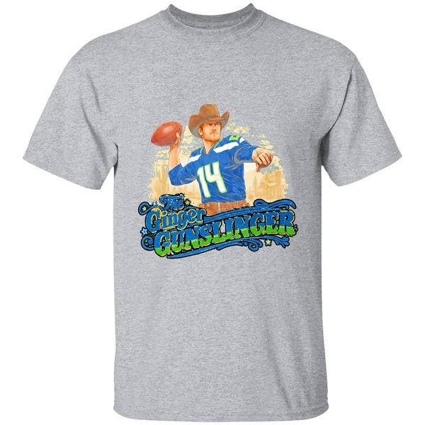 The Ginger Gunslinger Sam Darnold Seattle Seahawks Football Playoffs Shirt - Image 9