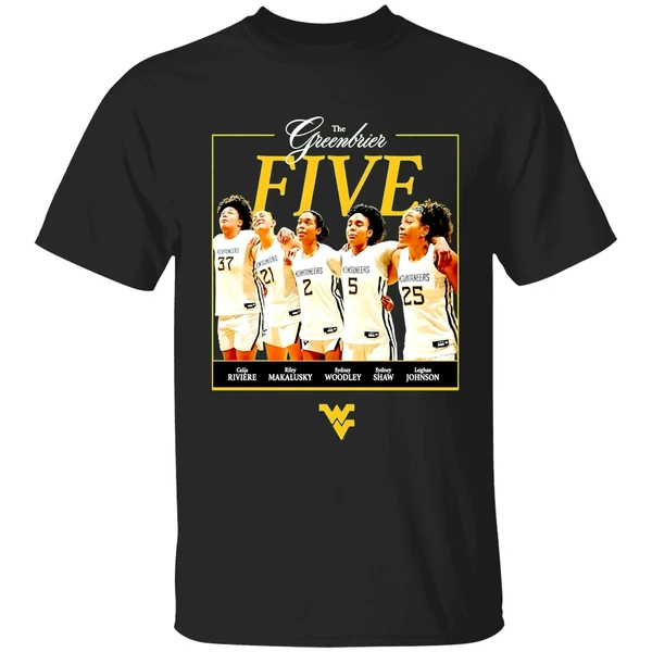 The Greenbrier Five West Virginia Womens Basketball Shirt