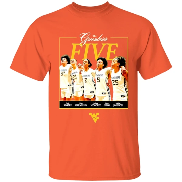 The Greenbrier Five West Virginia Womens Basketball Shirt - Image 6