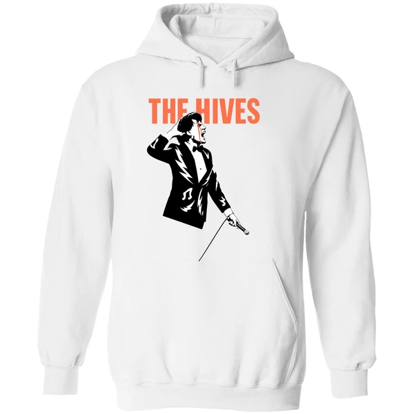 The Hives The Death Of Randy Fitzsimmons Album Bleeding Pelle 2023 Hoodie - Image 8