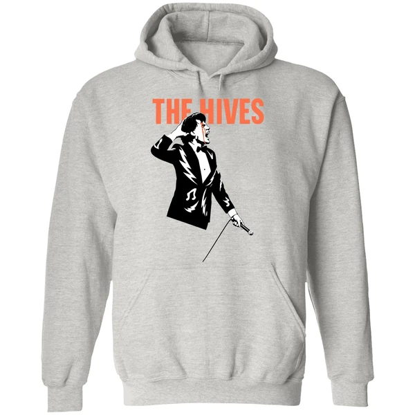 The Hives The Death Of Randy Fitzsimmons Album Bleeding Pelle 2023 Hoodie - Image 9