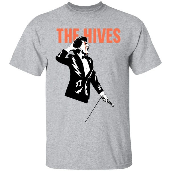 The Hives The Death Of Randy Fitzsimmons Album Bleeding Pelle 2023 Shirt - Image 9
