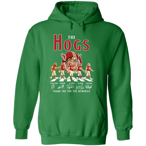 The Hogs Washington Redskins Abbey Road Hoodie - Image 2