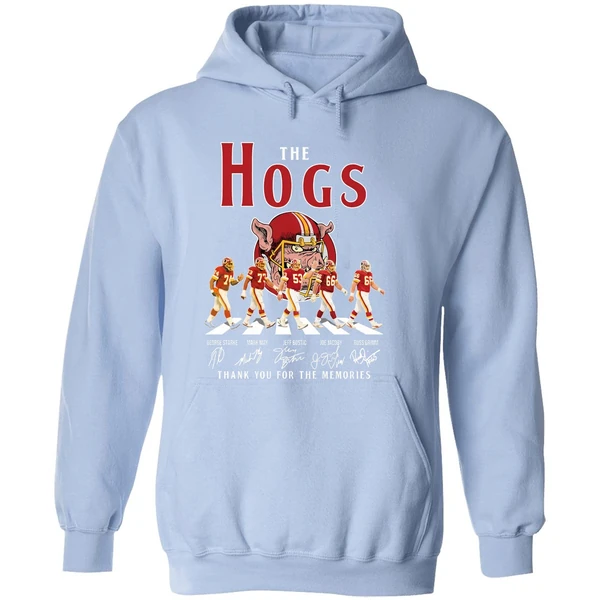 The Hogs Washington Redskins Abbey Road Hoodie - Image 4