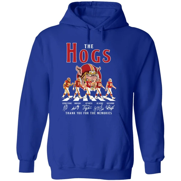 The Hogs Washington Redskins Abbey Road Hoodie - Image 7