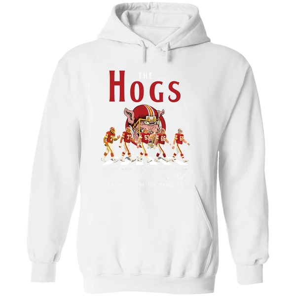 The Hogs Washington Redskins Abbey Road Hoodie - Image 8
