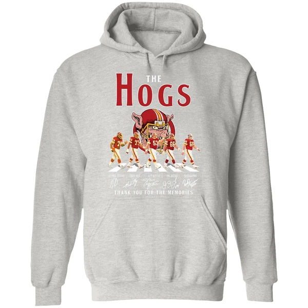 The Hogs Washington Redskins Abbey Road Hoodie - Image 9