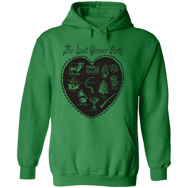 The Last Dinner Party Off White Heart Hoodie - Image 2