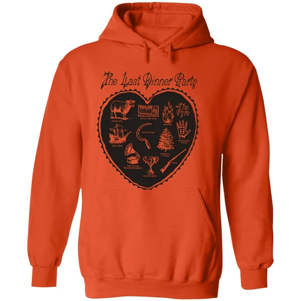 The Last Dinner Party Off White Heart Hoodie - Image 6