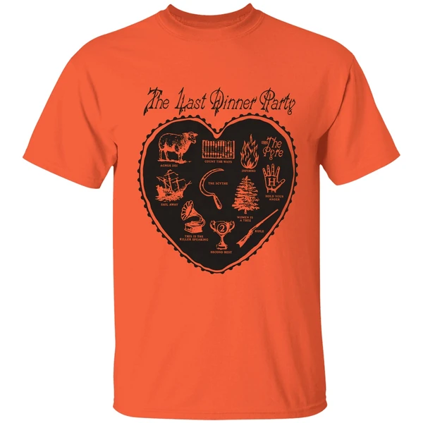 The Last Dinner Party Off White Heart Shirt - Image 3