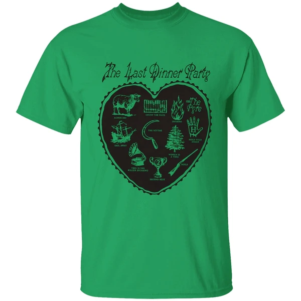 The Last Dinner Party Off White Heart Shirt - Image 8