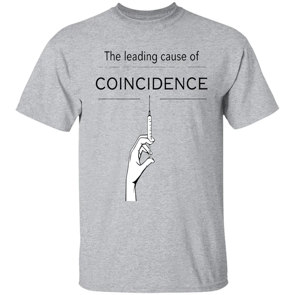 the leading cause of coincidence shirt sportgrey