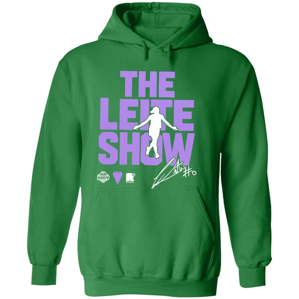The Leite Show Carla Leite Golden State Valkyries Round21 Hoodie - Image 2