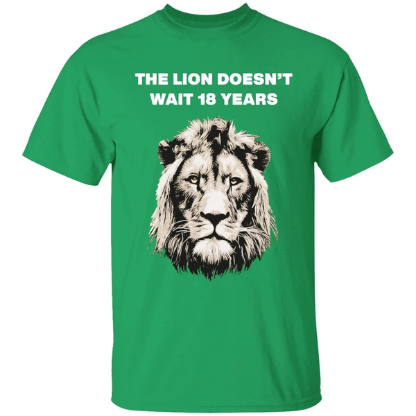 The Lion Doesnt Wait 18 Years Shirt - Image 2