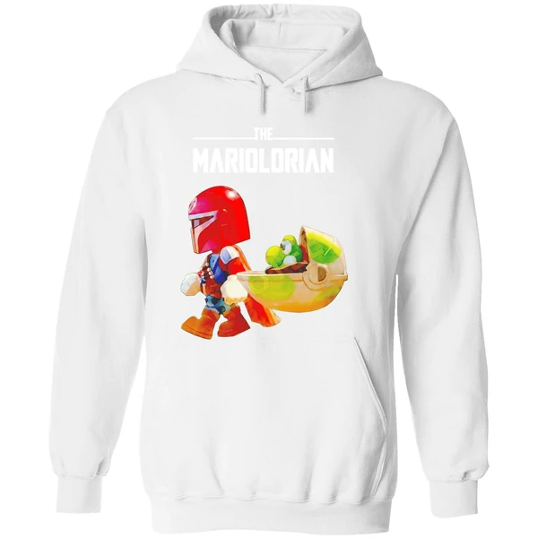 The Mariolorian Star Wars Super Mario Bros Hoodie - Image 8