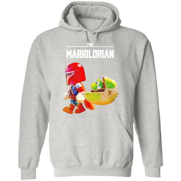 The Mariolorian Star Wars Super Mario Bros Hoodie - Image 9