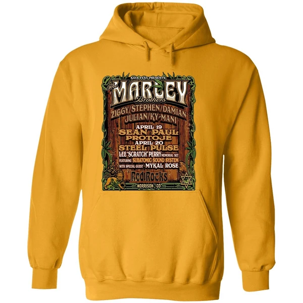 The Marley Brothers Announce Red Rocks Concerts Hoodie