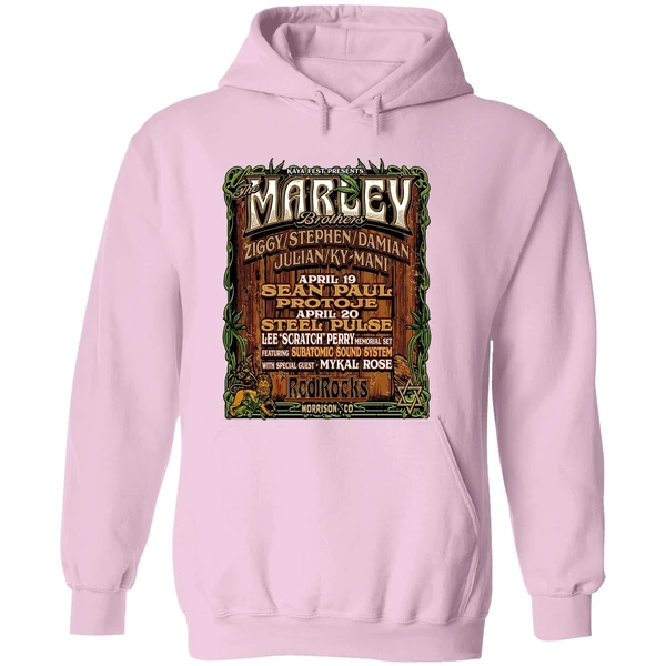 The Marley Brothers Announce Red Rocks Concerts Hoodie - Image 5