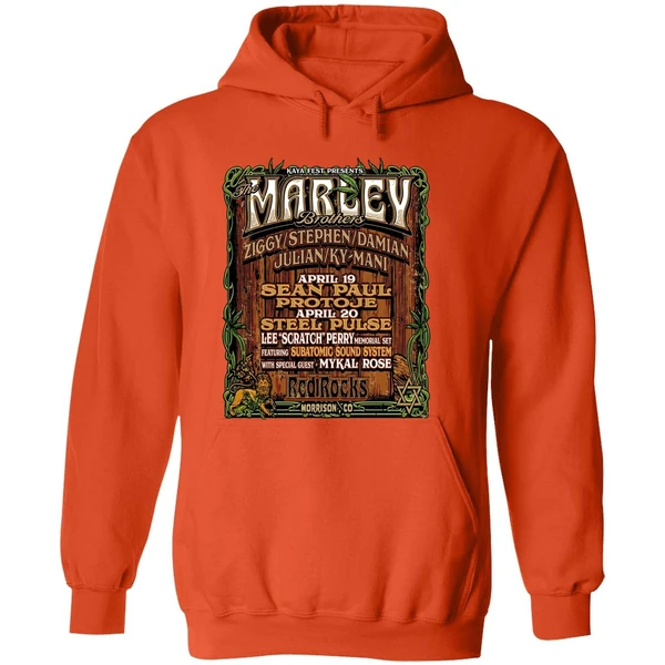 The Marley Brothers Announce Red Rocks Concerts Hoodie - Image 6