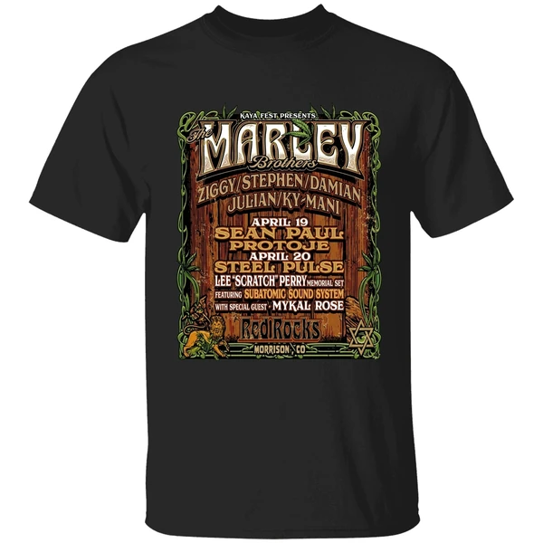 The Marley Brothers Announce Red Rocks Concerts Shirt