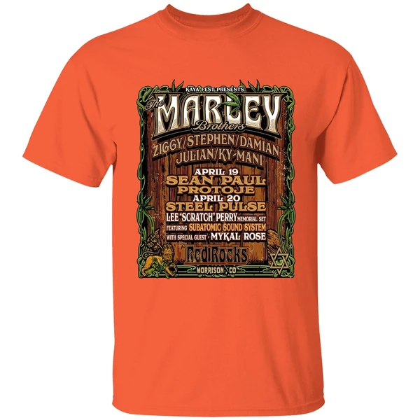 The Marley Brothers Announce Red Rocks Concerts Shirt - Image 6