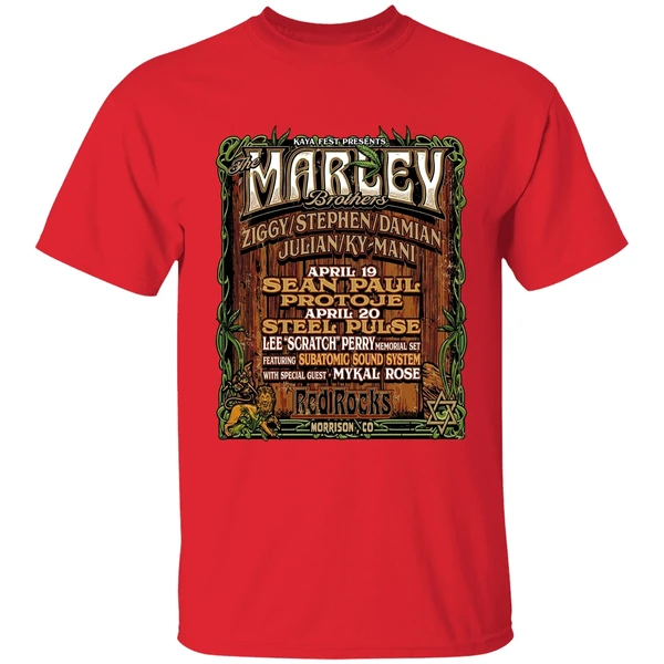 The Marley Brothers Announce Red Rocks Concerts Shirt - Image 7