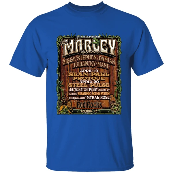 The Marley Brothers Announce Red Rocks Concerts Shirt - Image 8