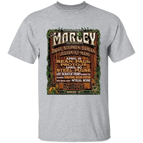 The Marley Brothers Announce Red Rocks Concerts Shirt - Image 9