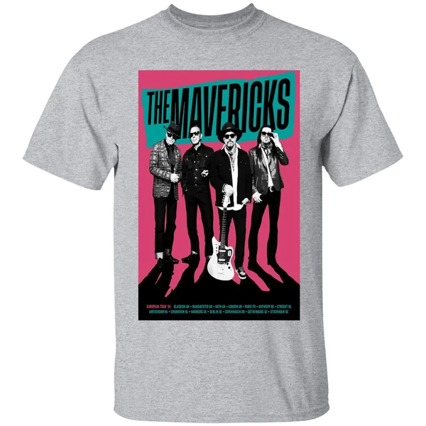 The Mavericks European Uk 2024 Tour Shirt - Image 9