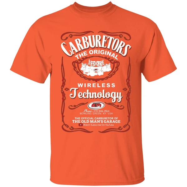 The Old Mans Garage Carburetors The Wireless Technology Shirt - Image 6