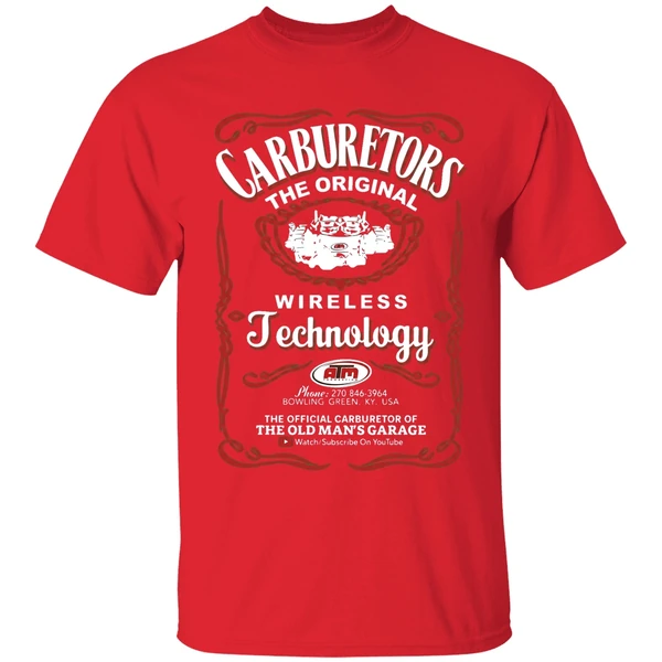 The Old Mans Garage Carburetors The Wireless Technology Shirt - Image 7