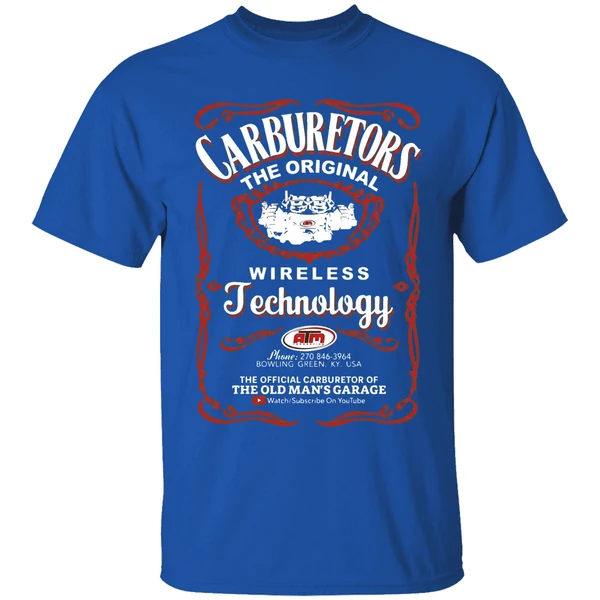 The Old Mans Garage Carburetors The Wireless Technology Shirt - Image 8