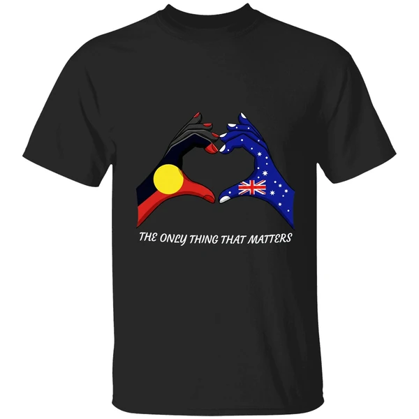 The Only Thing That Matters Indigenous And Australian Flags Hand Shirt