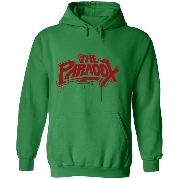 The Paradox Black Spray Paint Hoodie - Image 2