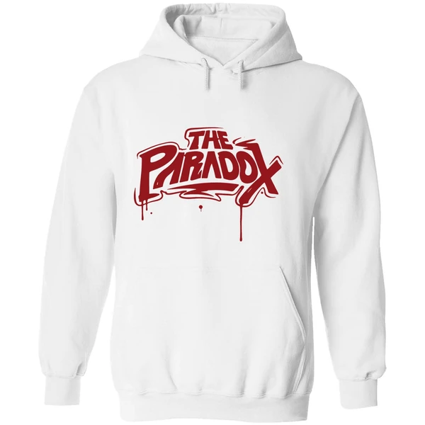 The Paradox Black Spray Paint Hoodie - Image 8