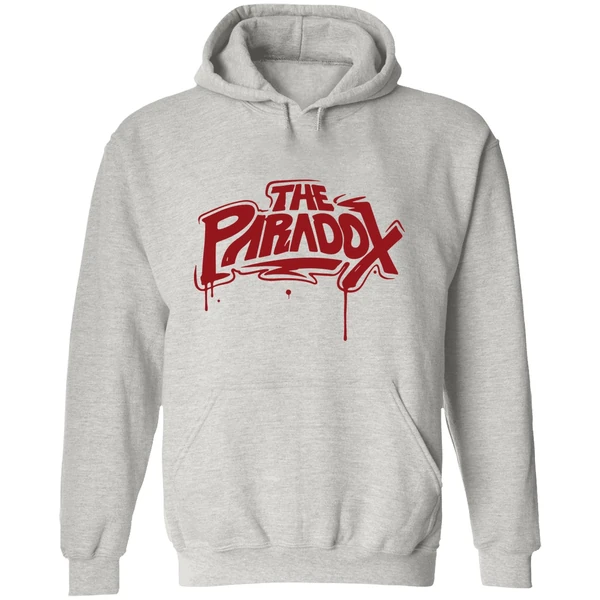 The Paradox Black Spray Paint Hoodie - Image 9