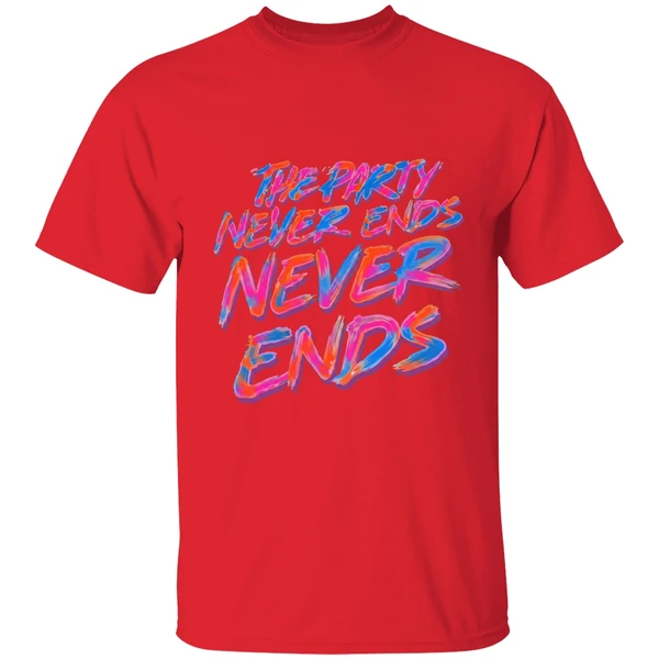 the party never ends juice wrld shirt red