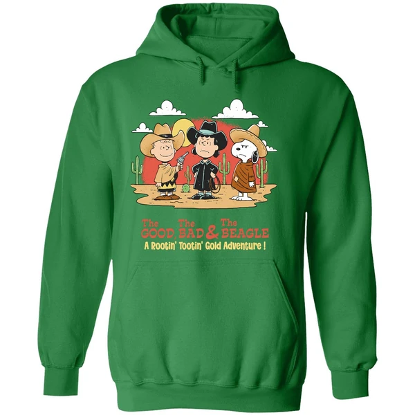 The Peanuts The Good The Bad And The Beagle A Rootin Tootin Gold Adventure Hoodie - Image 2