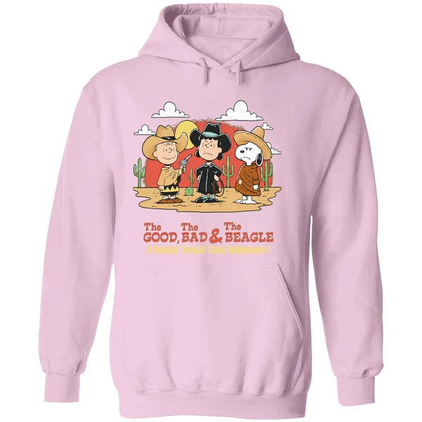 The Peanuts The Good The Bad And The Beagle A Rootin Tootin Gold Adventure Hoodie - Image 5