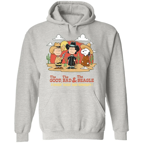 The Peanuts The Good The Bad And The Beagle A Rootin Tootin Gold Adventure Hoodie - Image 9