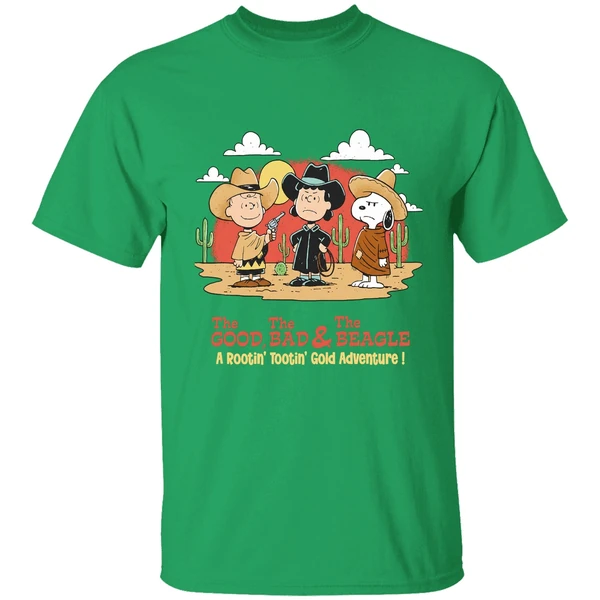 The Peanuts The Good The Bad And The Beagle A Rootin Tootin Gold Adventure Shirt - Image 2