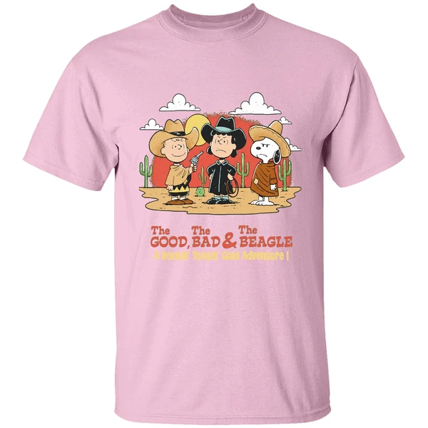 The Peanuts The Good The Bad And The Beagle A Rootin Tootin Gold Adventure Shirt - Image 3