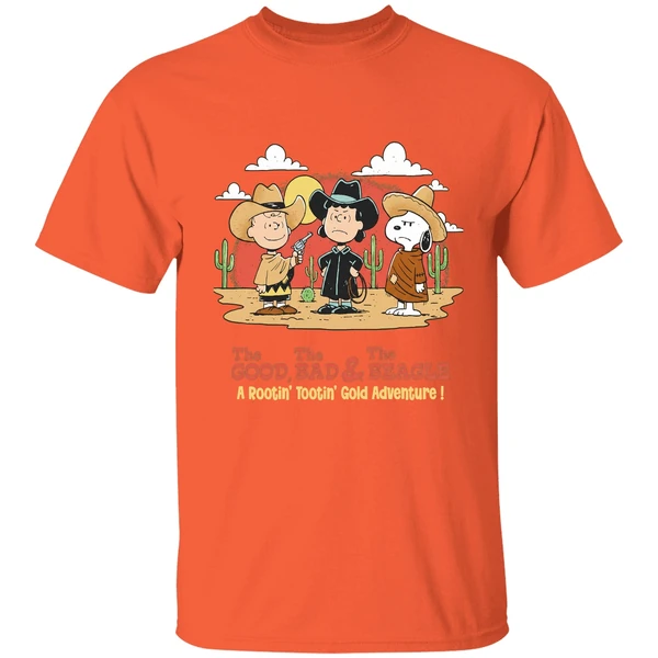 The Peanuts The Good The Bad And The Beagle A Rootin Tootin Gold Adventure Shirt - Image 6