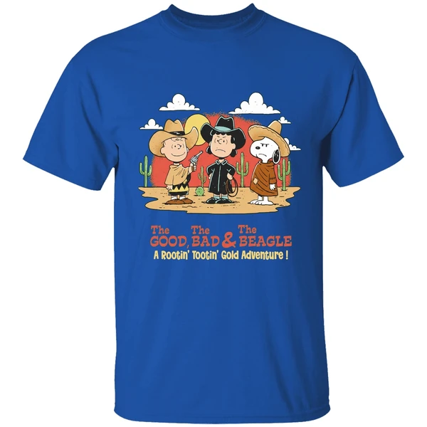 The Peanuts The Good The Bad And The Beagle A Rootin Tootin Gold Adventure Shirt - Image 8