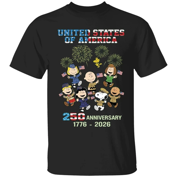 The Peanuts Usa 250th Anniversary 1776 2026 Shirt