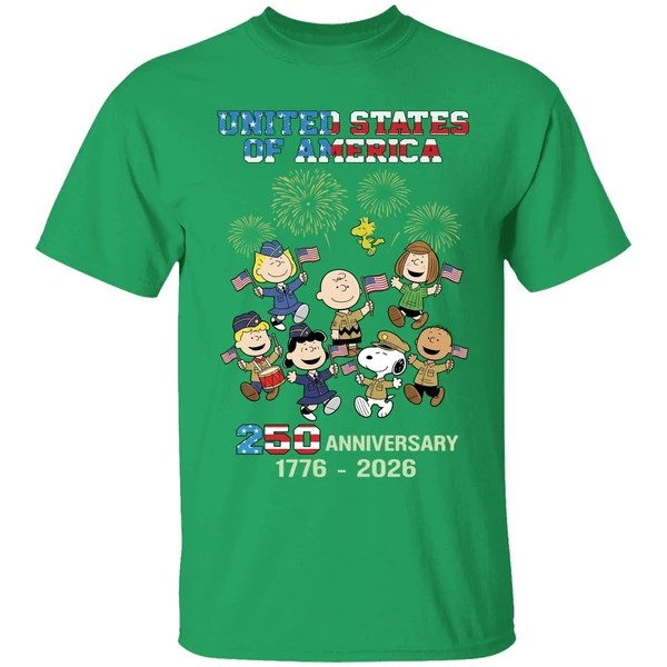 The Peanuts Usa 250th Anniversary 1776 2026 Shirt - Image 2