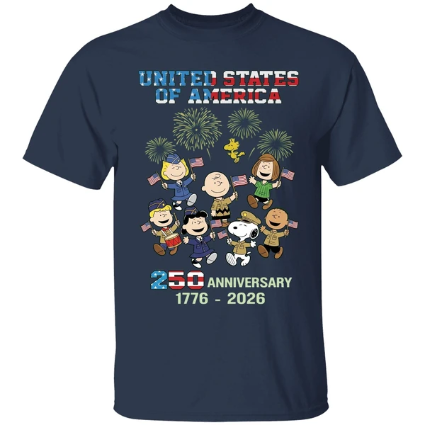 The Peanuts Usa 250th Anniversary 1776 2026 Shirt - Image 5